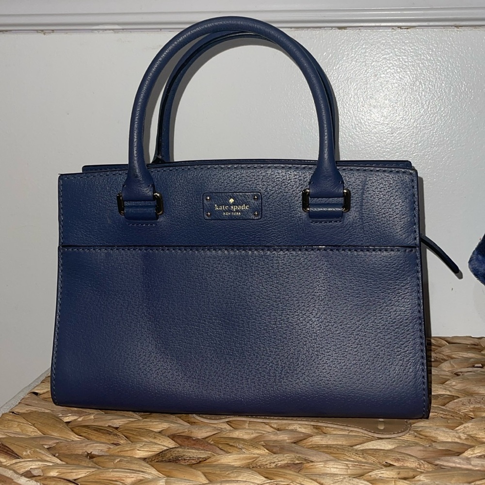 KATE SPADE BLUE SATCHEL CROSSBODY